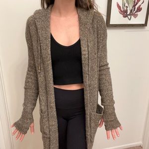 Max Studio hooded cardigan